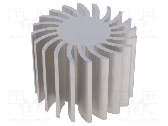 Heatsink; LED; Ø: 70mm; H: 50mm