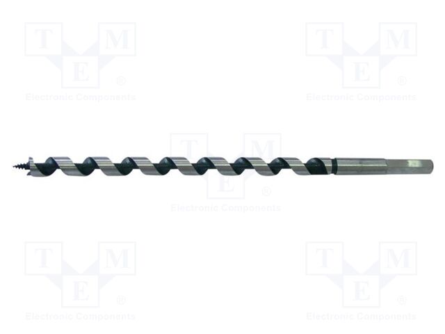 Drill bit; for wood; Ø: 14mm; L: 230mm; case; Mounting: hexagonal