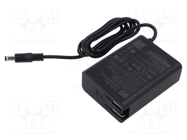 Power supply: switched-mode; plug; 48VDC; 1.875A; 90W; Out: 5,5/2,1