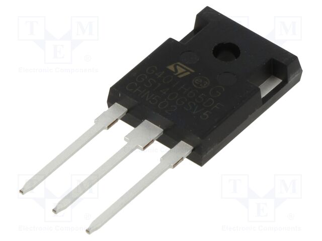 IGBT Single Transistor, 80 A, 1.5 V, 238 W, 650 V, TO-247, 3 Pins