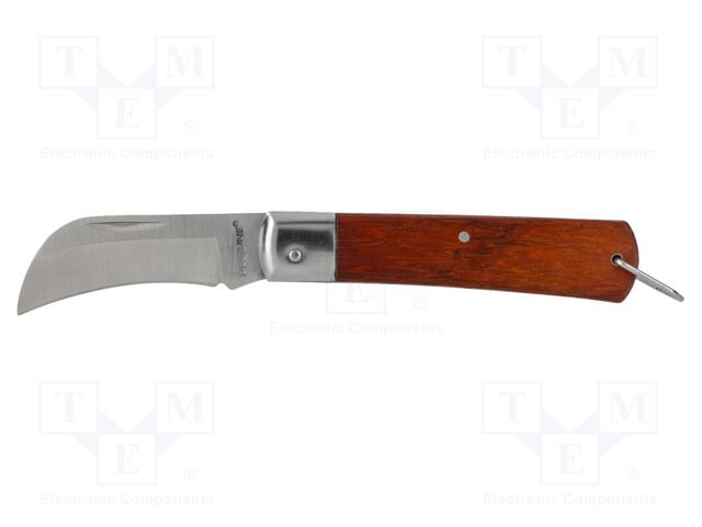 Knife; semicircular; universal; 60mm; Material: stainless steel