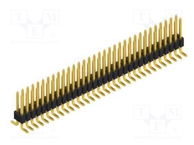Connector: pin strips; pin header; male; PIN: 64; 1.27mm; SMT; 2x32