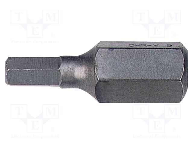 Screwdriver bit; hex key; HEX 12mm; Overall len: 30mm
