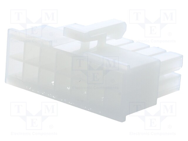 Plug; wire-wire/PCB; female; N42W; 4.2mm; PIN: 14; w/o contacts