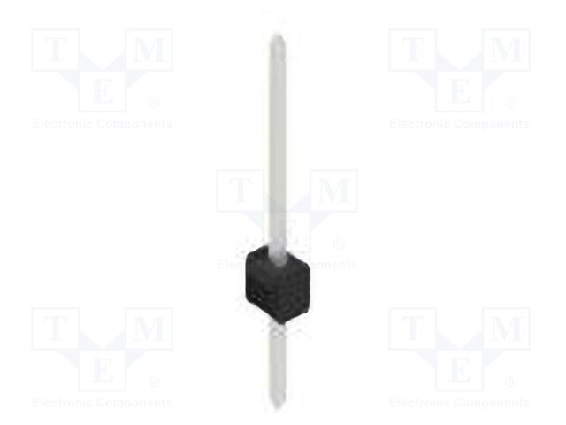Connector: pin strips; pin header; male; PIN: 1; 2.54mm; THT; 1x1