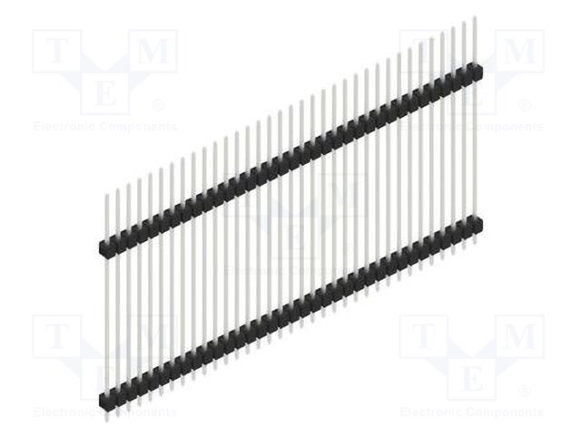 Connector: pin strips; pin header; male; PIN: 35; 2.54mm; THT; 1x35