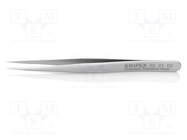 Tweezers; 110mm; for precision works; Blades: straight