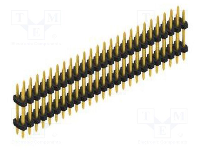 Connector: pin strips; pin header; male; PIN: 50; 2mm; THT; 2x25