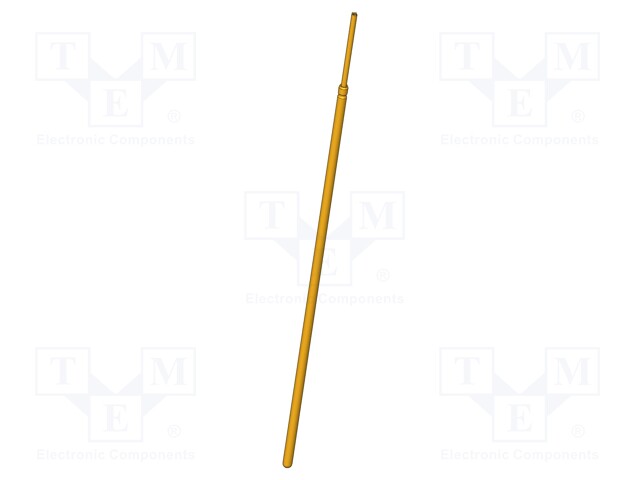 Needle-like test probe; Operational spring compression: 4.3mm