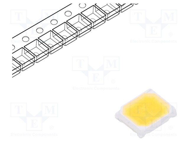 LED; SMD; 2835,PLCC2; white warm; 31÷33(typ)-34.5lm; 3230-3660K