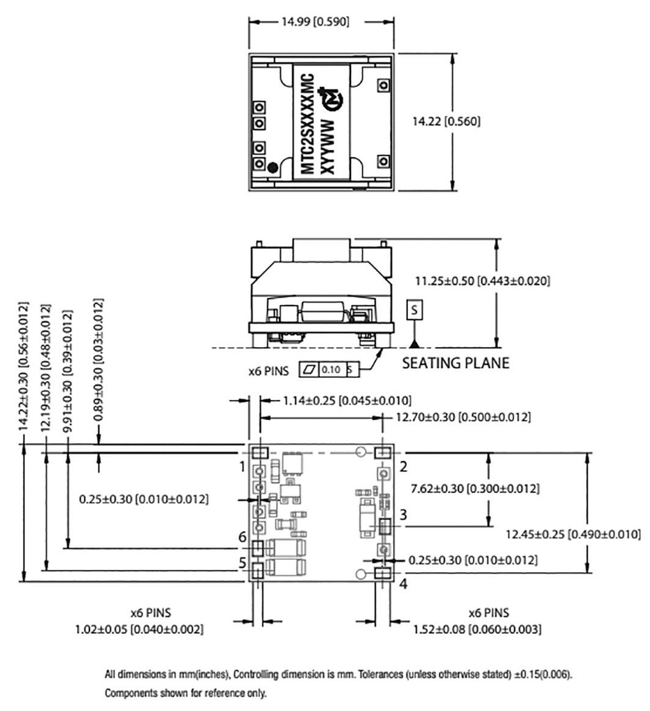 Converter: DC/DC; 2W; Uin: 9÷18V; Uout: 3.3VDC; Iout: 606mA; SMD; 3.6g