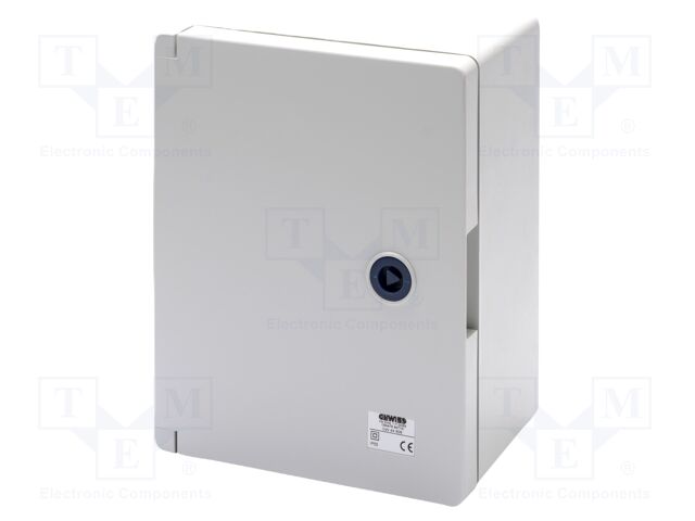 Enclosure: wall mounting; X: 200mm; Y: 254mm; Z: 135mm; 46; grey; IP55