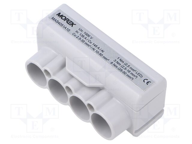 Splice terminal: distribution block; SLT50; 1kV; PIN: 7(4+3)
