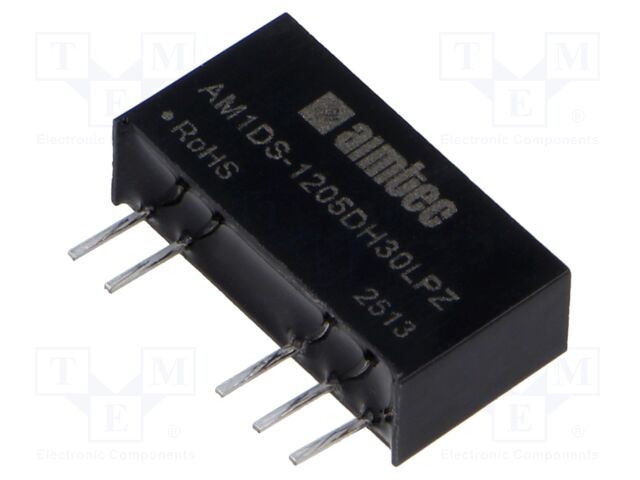 Converter: DC/DC; 1W; Uin: 10.8÷13.2V; Uout: 5VDC; Uout2: -5VDC; SIP7