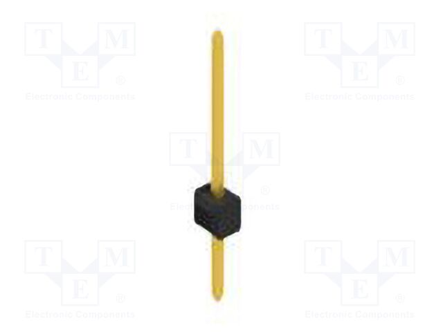 Connector: pin strips; pin header; male; PIN: 1; 2.54mm; THT; 1x1