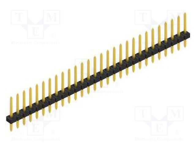 Connector: pin strips; pin header; male; PIN: 28; 2mm; THT; 1x28