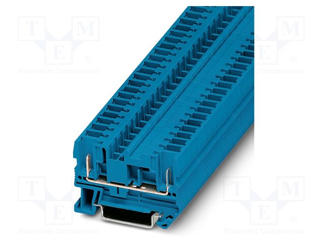Splice terminal: rail; PA; terminals: 2; W: 6.2mm; H: 55.9mm