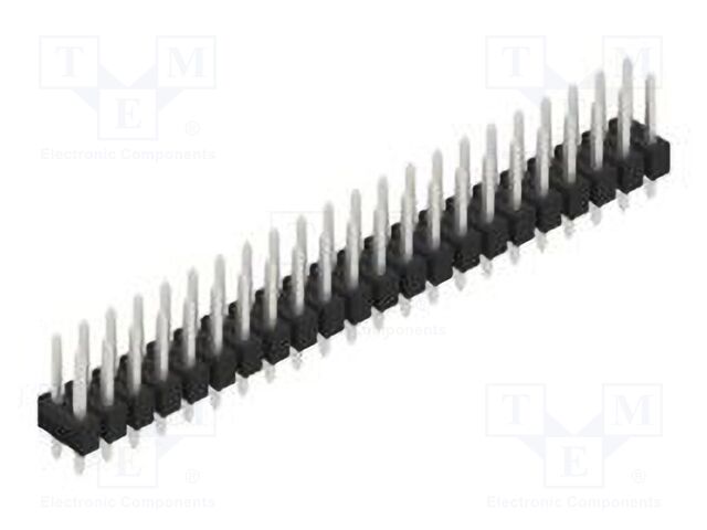 Connector: pin strips; pin header; male; PIN: 44; 2.54mm; THT; 2x22
