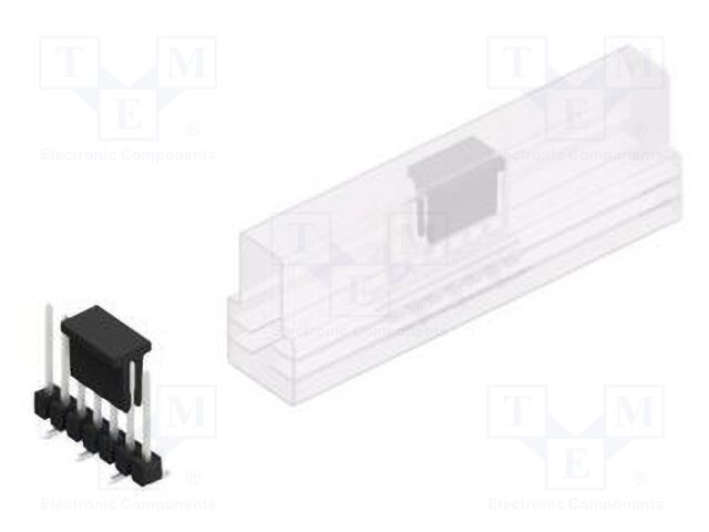 Connector: pin strips; pin header; male; PIN: 7; 2.54mm; SMT; 1x7