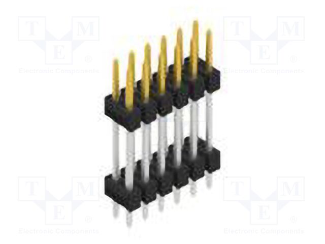 Connector: pin strips; pin header; male; PIN: 12; 2.54mm; THT; 2x6