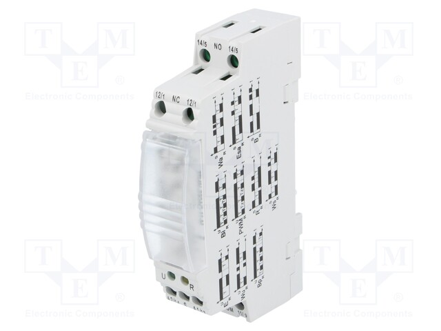 Timer; 0,1s÷10days; SPDT; 250VAC/8A; 230VAC; DIN; -20÷55°C; PIN: 6