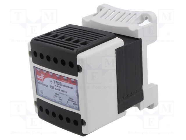 Transformer: mains; 230VAC,400VAC,460VAC; 24V,110V; IP20