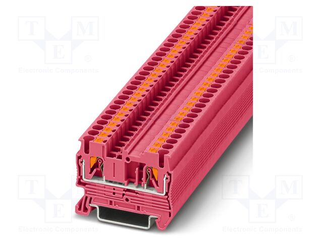 Splice terminal: rail; PT; 24A; 800V; push-in; PA; L: 35.3mm; ways: 1