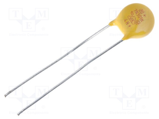 Varistor: metal-oxide; THT; 250VAC; 320VDC; 390V; ±10%; 1.2kA; 30J