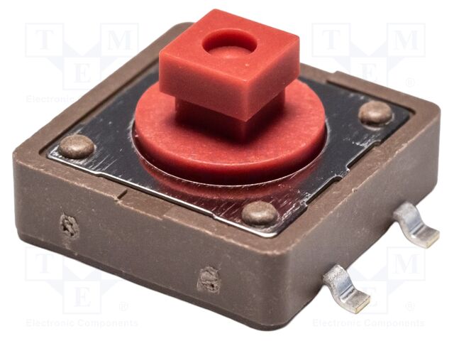 Microswitch TACT; SPST-NO; Pos: 2; 0.05A/12VDC; SMT; 2.55N; 7.3mm