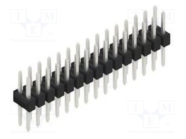 Connector: pin strips; pin header; male; PIN: 30; 2.54mm; THT; 2x15
