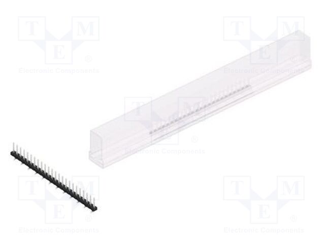 Connector: pin strips; pin header; male; PIN: 24; 2mm; SMT; 1x24