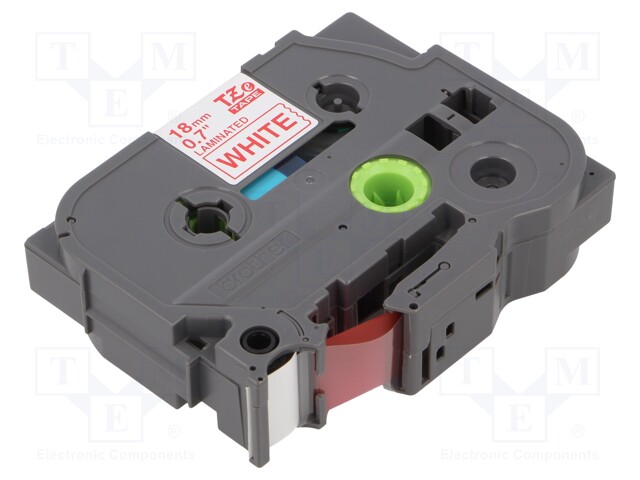 Tape; Width: 18mm; Colour: white; Character colour: red; L: 8m