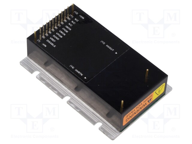 Converter: DC/DC; Uin: 22÷30V; Uout: 0÷3kVDC; Iin: 10mA; Iout: 1.5A