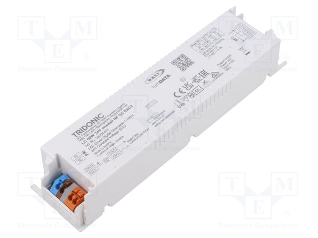Power supply: switching; LED; 60W; 24VDC; 250÷2500mA; 198÷264VAC
