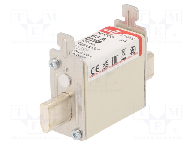 Fuse: fuse; gS; 63A; 690VAC; 440VDC; NH000