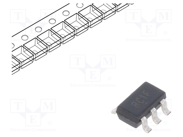 IC: operational amplifier; 1MHz; 2.7÷5.5V; Channels: 1; SOT23-5