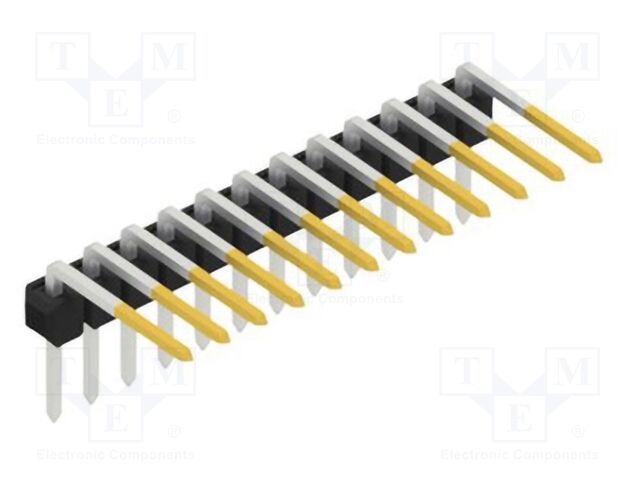 Connector: pin strips; pin header; male; PIN: 12; 2.54mm; THT; 1x12