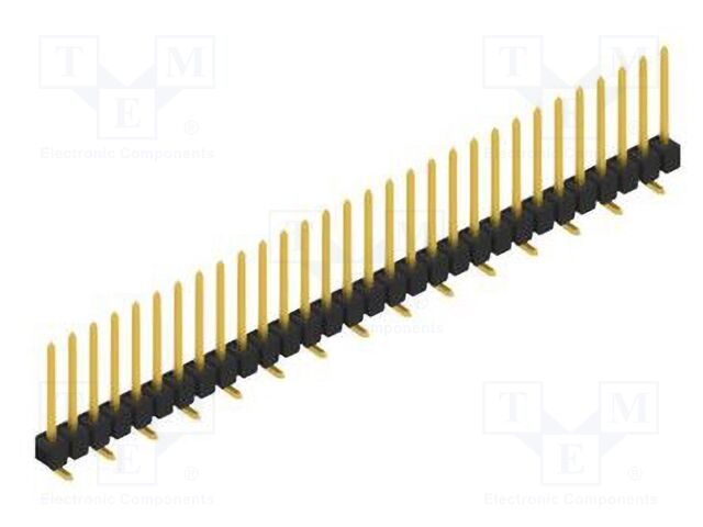 Connector: pin strips; pin header; male; PIN: 30; 2.54mm; SMT; 1x30