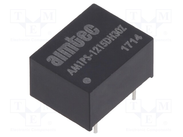 Converter: DC/DC; 1W; Uin: 10.8÷13.2V; Uout: 15VDC; Uout2: -15VDC