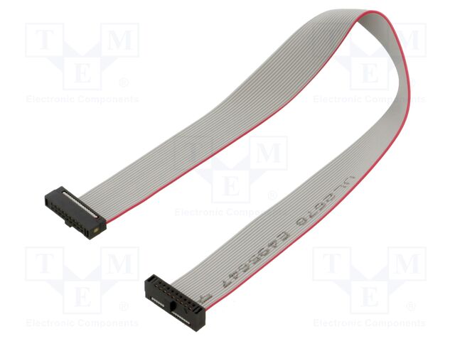 Ribbon cable with IDC connectors; Tape ph: 0.64mm; 203.2mm