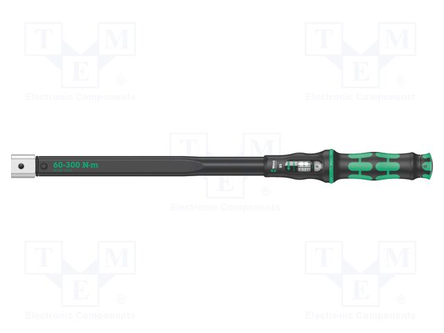 Wrench; dynamometric; 570mm; 60÷300Nm; Mounting: 14x18