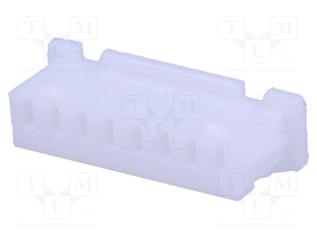 Plug; wire-board; female; 1.25mm; PIN: 8; w/o contacts; for cable