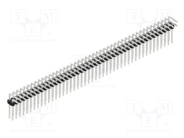 Connector: pin strips; pin header; male; PIN: 90; 2mm; THT; 2x45