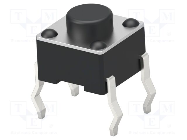 Microswitch TACT; SPST-NO; Pos: 2; 0.05A/24VDC; THT; none; 1.57N