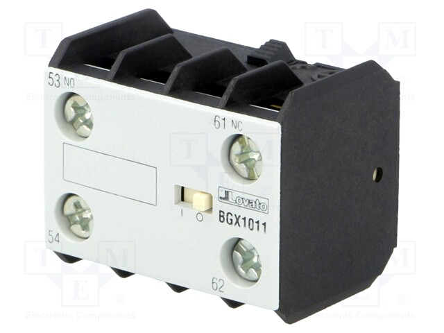 Auxiliary contacts; Series: BG; Leads: screw terminals