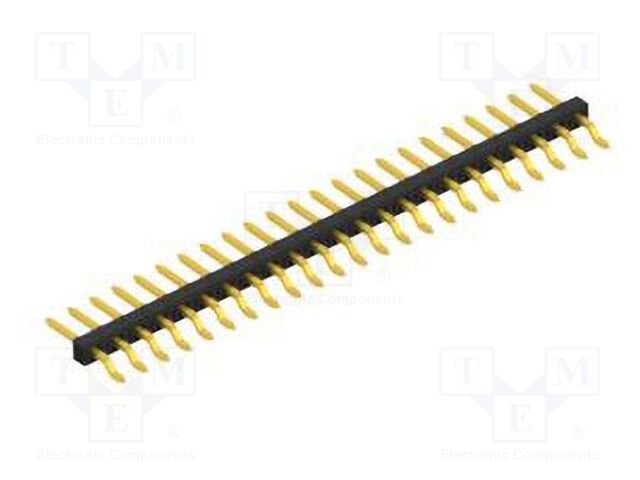Connector: pin strips; pin header; male; PIN: 23; 2mm; SMT; 1x23