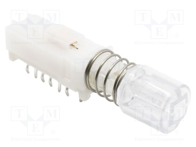 Switch: push-button; Pos: 2; 4PDT; 0.3A/30VDC; transparent; THT; 2N