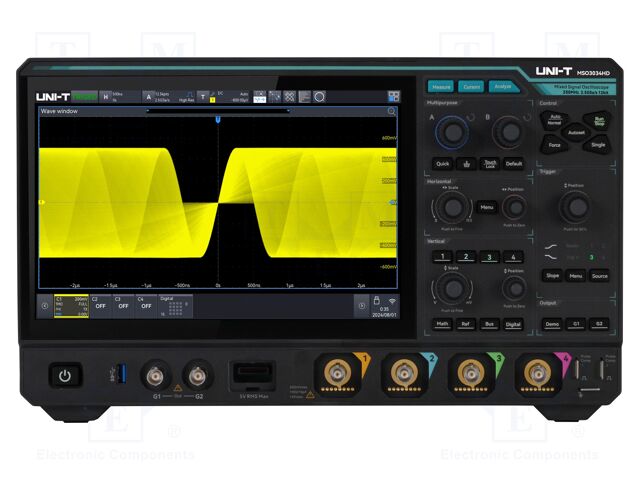 Test acces: expansion option; for oscilloscopes