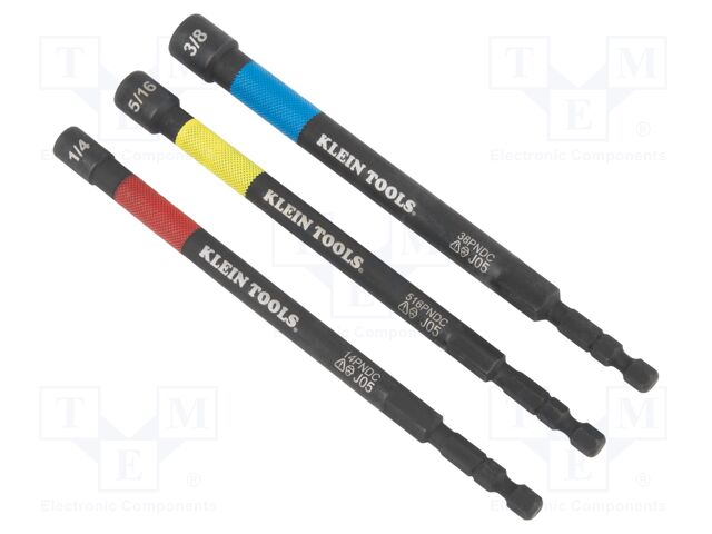 Tools set: screwdriver bits; 6-angles socket; impact; 3pcs.