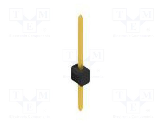 Connector: pin strips; pin header; male; PIN: 1; 2.54mm; THT; 1x1